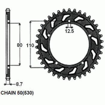 Звезда ведомая Sunstar 1-5363-41