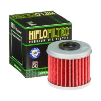 Hiflo Фильтр масляный HF116 Honda CRF 250/450 02-20, Husqvarna TC/TE 250/310 09-14