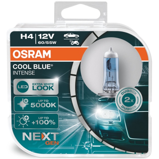 Лампа OSRAM Cool Blue Intense H4 <span style="display:none;">64193CBN</span>