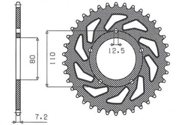 Звезда Sunstar 4335-42 JTR1332.42