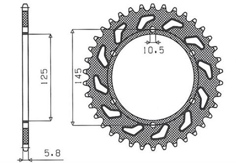 Звезда Sunstar 3541-48 JTR855.48 <span style="display:none;">3541-48</span>