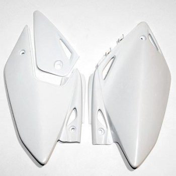 UFO Задние номерные щитки Honda CRF 450X 05-16 цвет белый