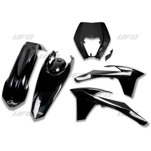 UFO Комплект пластика KTM EXC/EXC-F 12-13 цвет черный <span style="display:none;">KTKIT521001</span>