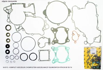 ProX Комплект прокладок + сальники KTM SX 85 13-17 + HUSQVARNA TC 85 14-17 34.6113