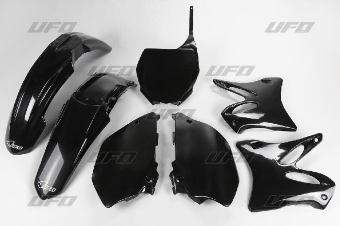 UFO Комплект пластика Yamaha YZ 125 '06-'14, YZ 250 '06-'14 цвет чёрный YAKIT302001 <span style="display:none;">YAKIT302001</span>