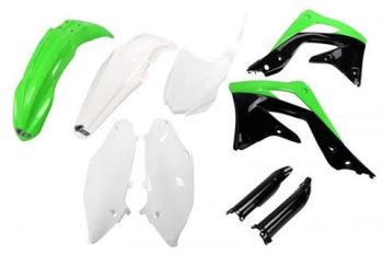 UFO Комплект пластика Kawasaki KXF 450 ’13-’15 с защитой вилки  KAKIT220F999