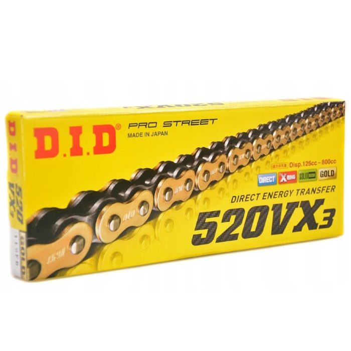 Цепь приводная DID520VX3 G&B-110 <span style="display:none;">DID 520VX3G&B-110</span>