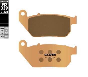 Galfer Тормозные колодки FD339G1370 KH381 FD339G1370