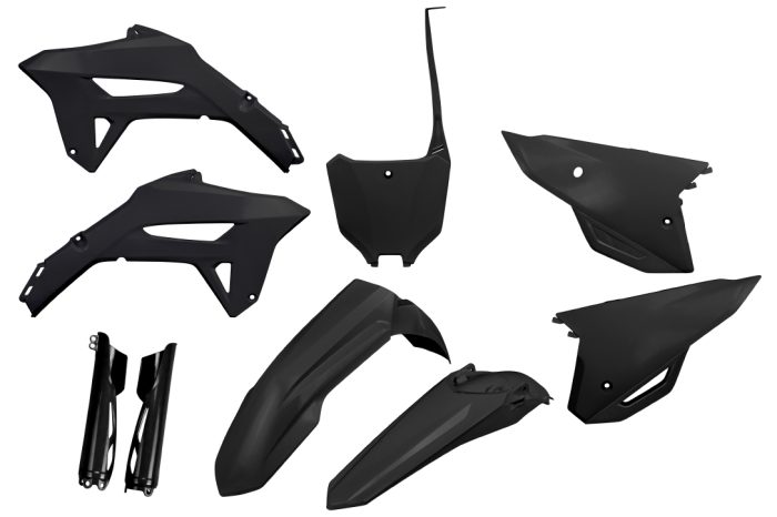 UFO Комплект пластика с защитой перьев Honda CRF 250R 22-24, CRF 450R 21-24 Черный <span style="display:none;">HOKIT125F001</span> <span style="display:none;">HOKIT125F001</span>