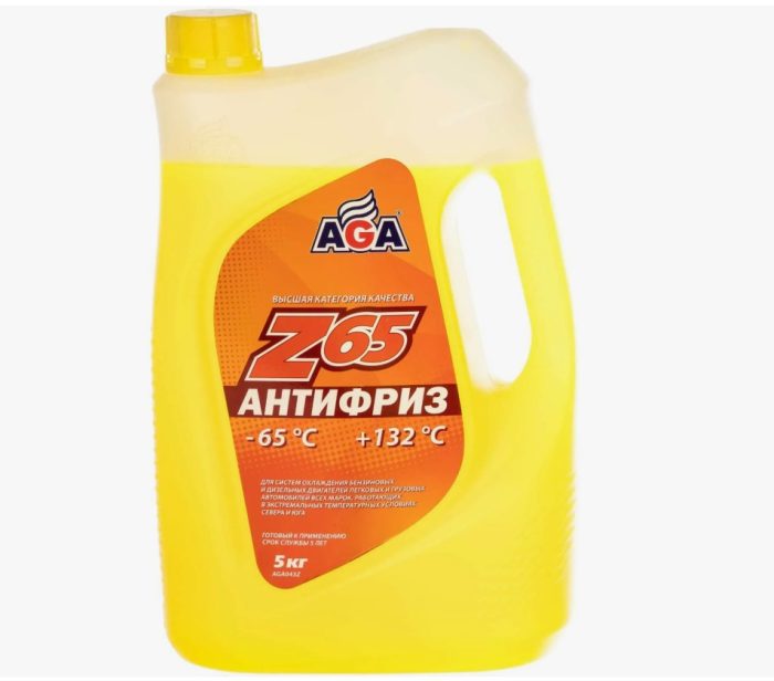 Антифриз Z-65 Желтый <span style="display:none;">AGA043Z</span> <span style="display:none;">AGA043Z</span>