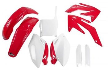 UFO Комплект пластика с защитой вилки Honda CRF 250R 04-05 HOKIT104F999 HOKIT104F999