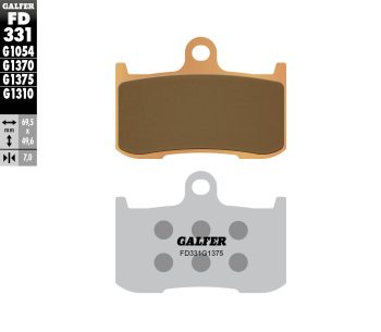 Тормозные колодки Galfer FD331G1375 FA347