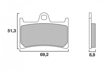 Тормозные колодки CLbrakes 2361S4 FA252/FA380