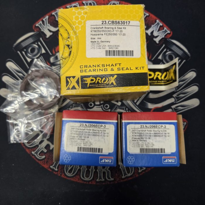 Подшипники коленвала Prox 23.CBS63017 KTM EXCF 250/350 16-22 , SXF 250/350 19-22, Husqvarna FE/FC 250/350 17-22 , GAS GAS MCF 250/350 21-22 K092