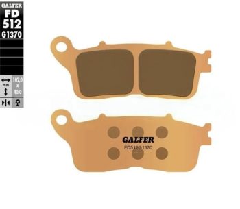Тормозные колодки Galfer FD512G1370 FA636