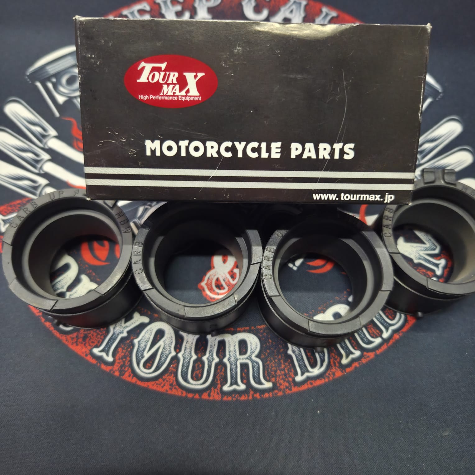 Впускные патрубки карбюратора TourMax CHH-30 Honda CBR 600F '99-'00 (PC35) (4 шт.) Япония