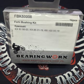 Комплект направляющих вилки BWX FBK50008 Kawasaki KX 80/85 ’98-’18, KX 100 ’95-’18 аналог AllBalls 38-6058 FBK50008