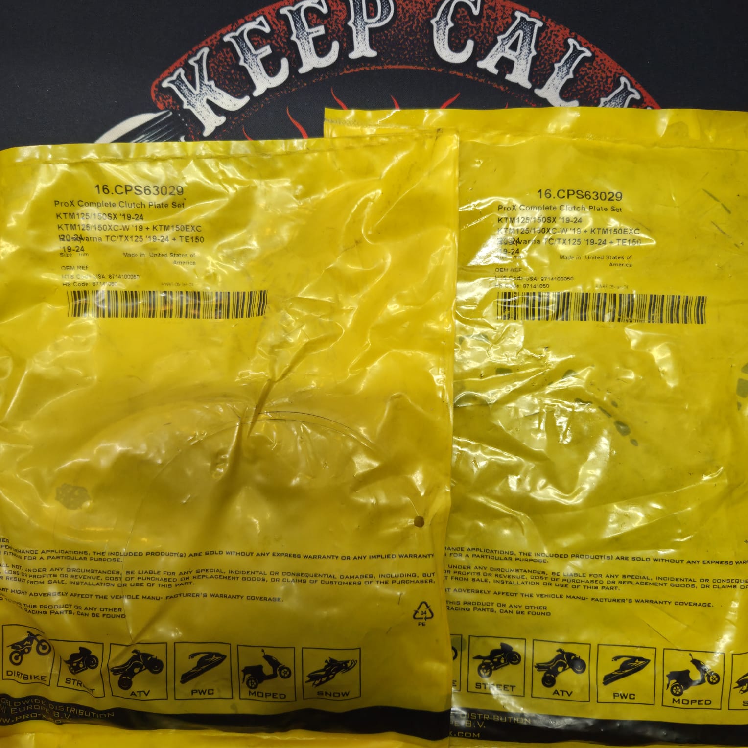 Комплект дисков сцепления ProX 16.CPS63029 KTM SX/EXC 125/150 '19-'24, KTM XC-W 125 '19-'24, MC 125 21-25