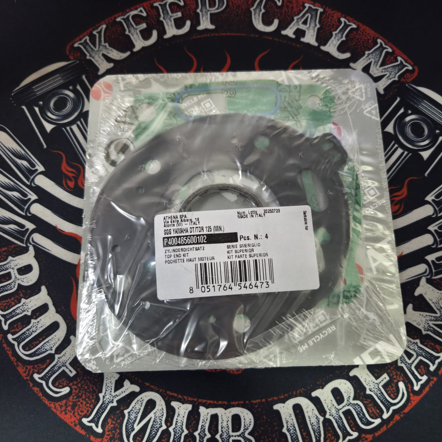 Прокладки ЦПГ Athena P400485600102 Yamaha DT 125 R/RE/X '88-'94, TDR 125, TZR 125