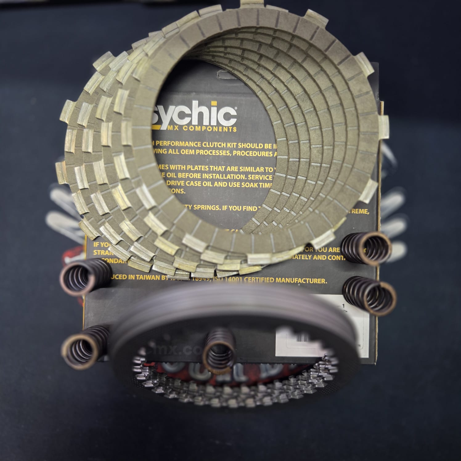 Комплект дисков сцепления Psychic MX-03529H-1 Kawasaki KX 250 92-07 аналог ProX 16.CPS43092