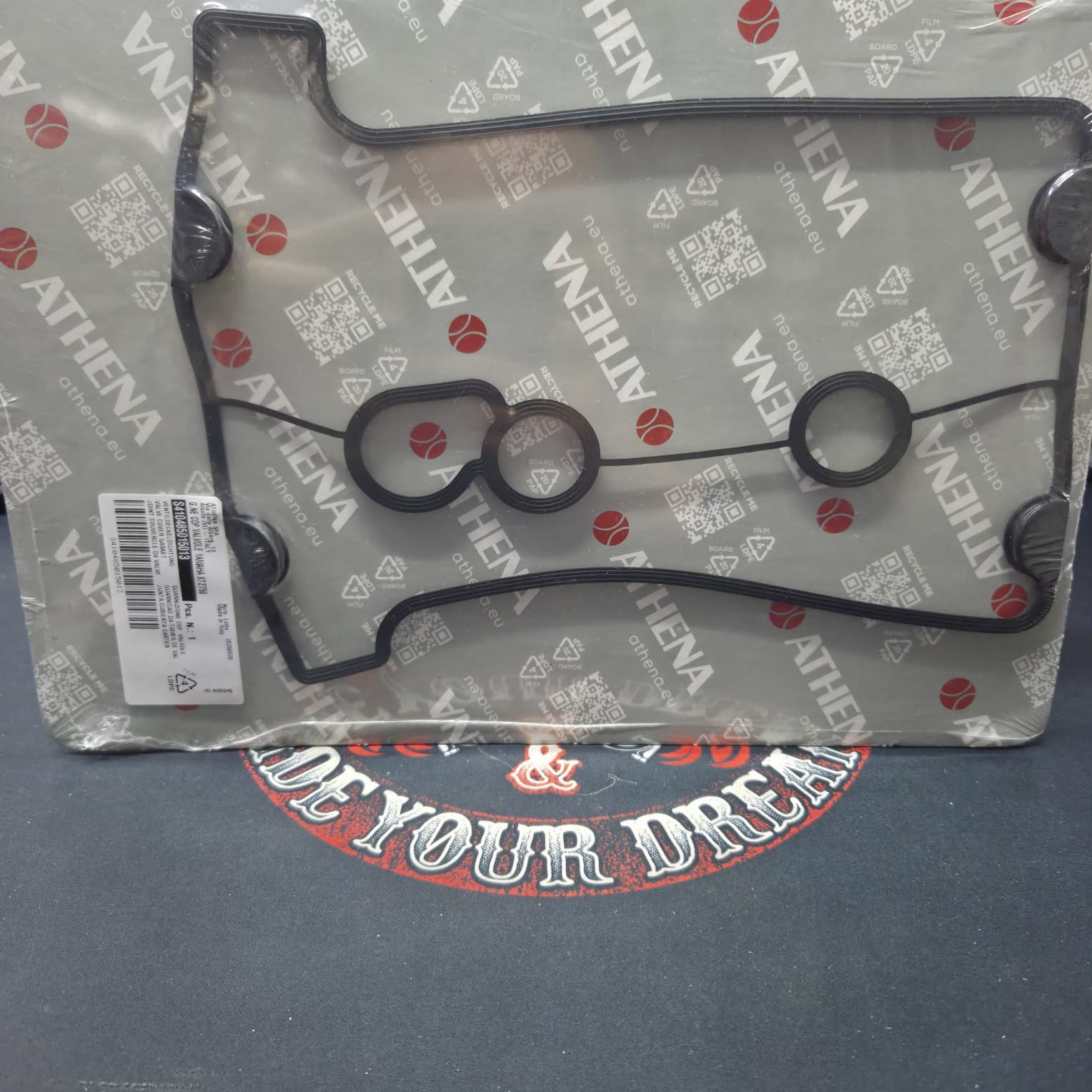 Прокладка клапанной крышки Athena S410485015013 Yamaha XTZ 750 89-96, TDM 850 91-01 TRX 850 96-99 OEM:3LD-11193-01-00, 3LD-11193-00-00