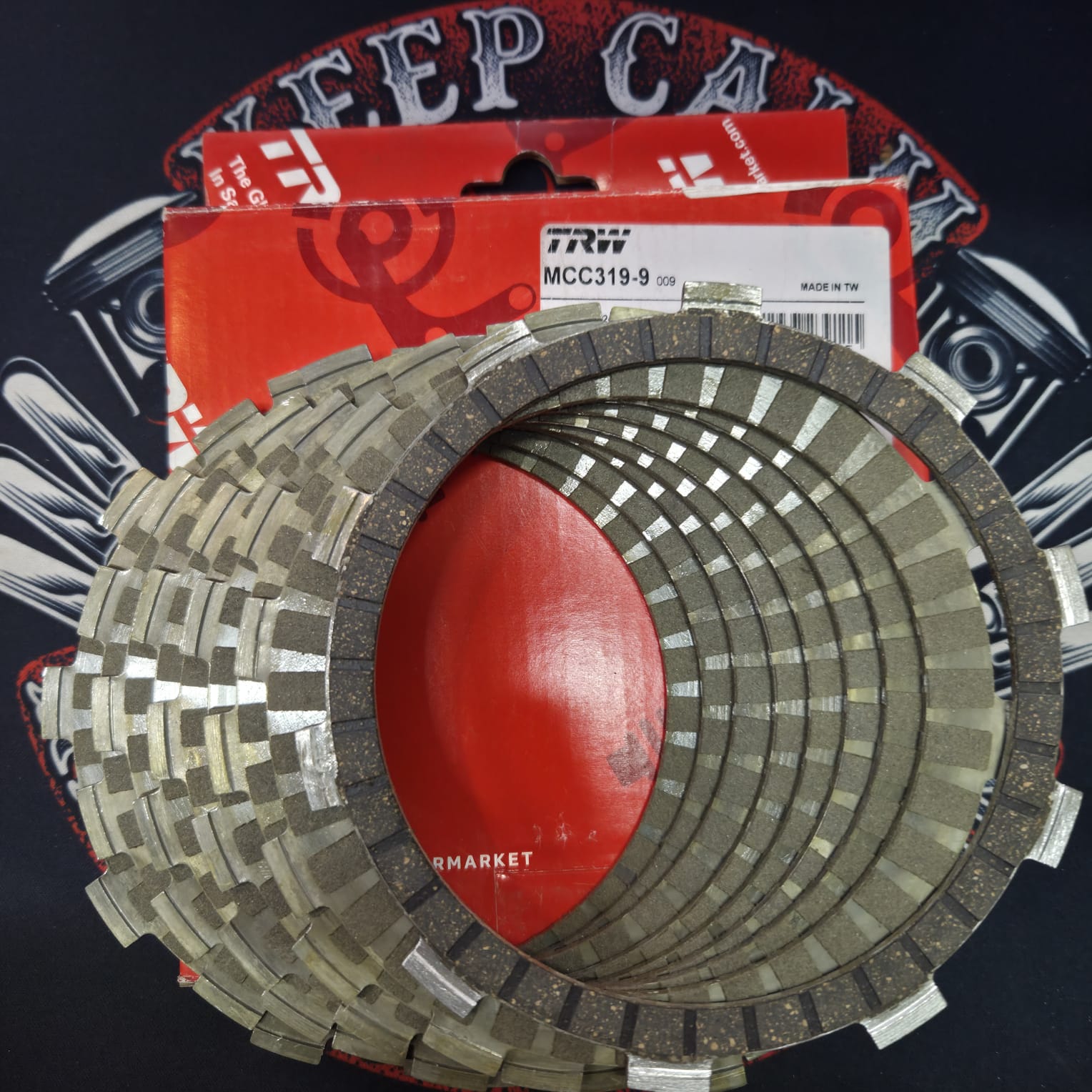 Диски сцепления TRW MCC319-9 Suzuki GSX-R 600 97-05, Triumph Tiger 800 11- EBC CK1206