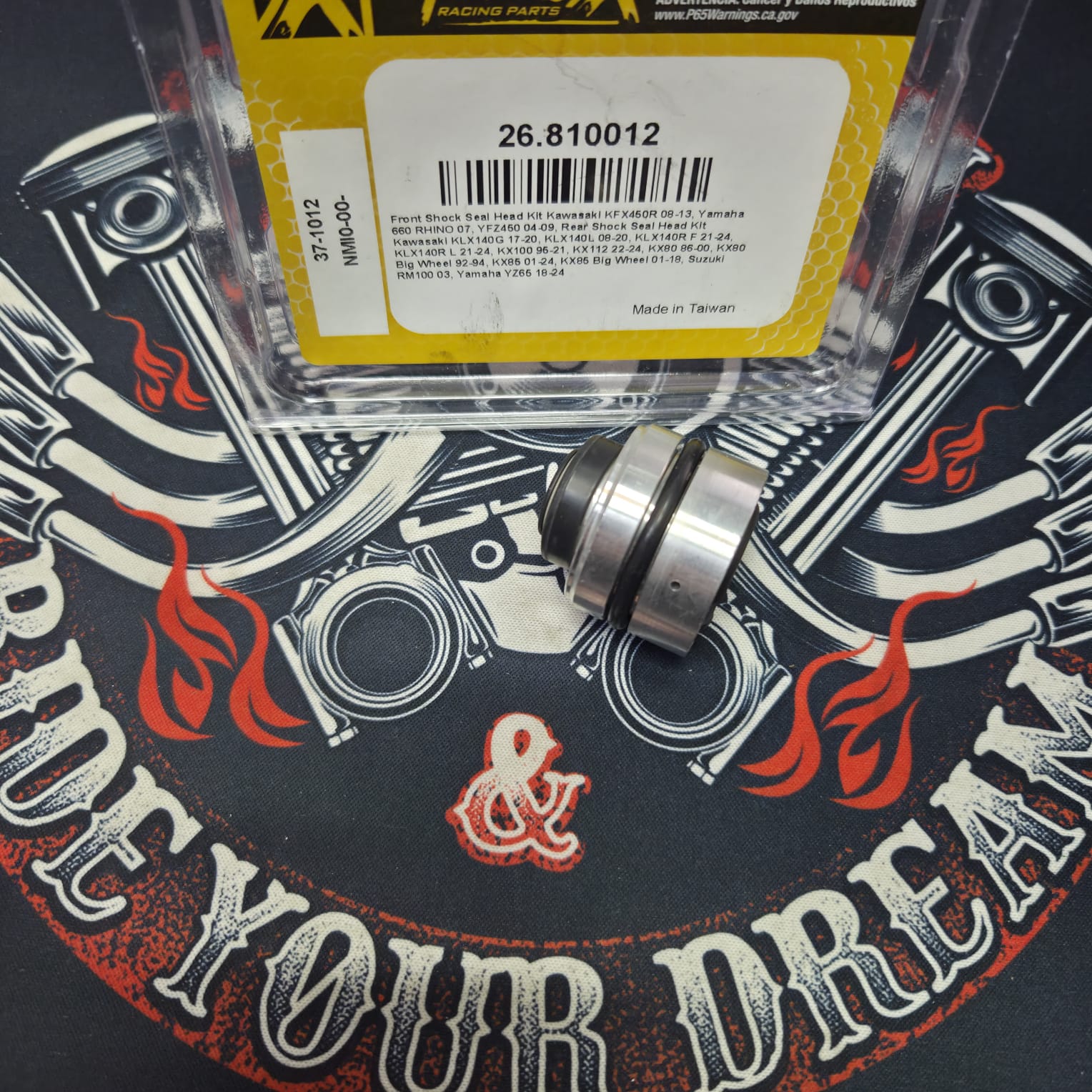 Сальник амортизатора ProX 26.810012 12.5*36 Kawasaki KFX 450R 08-13, YAMAHA 660 Rhino 07, YFZ 450 04-09, KX 80/85 86-16 Аналог All Balls 37-1012