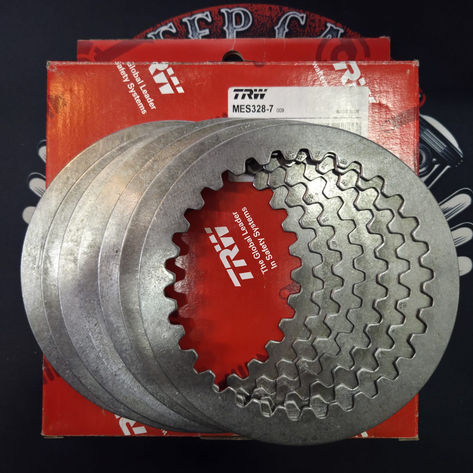 Стальные диски сцепления TRW MES328-7 BMW K 1300 GT/R/S 09-15, Honda GL 1800 01-17, VTX 1800 01-08