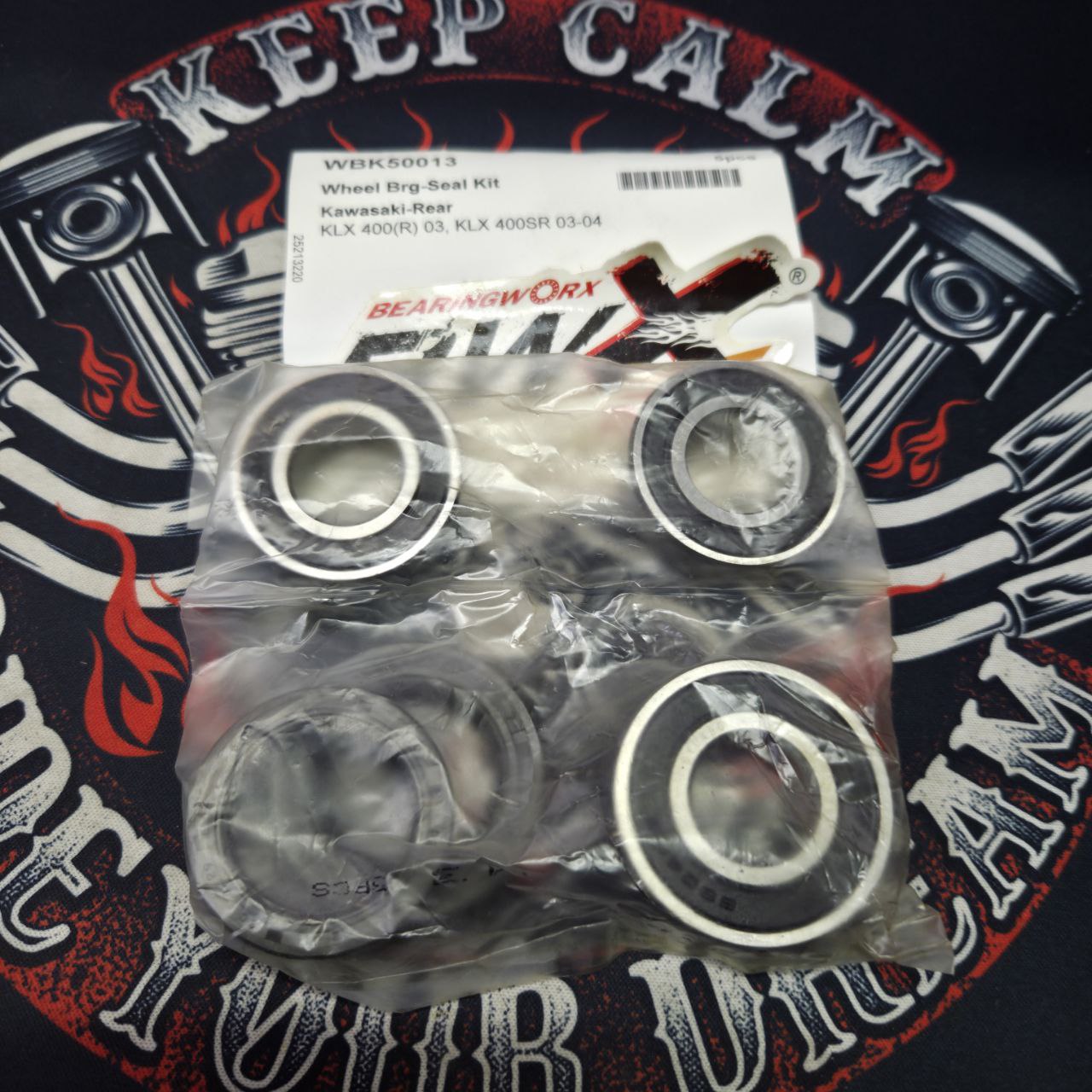 Подшипники заднего колеса BWX WBK50013 Suzuki DRZ 400 E/S/SM 00-09 аналог AllBalls 25-1117