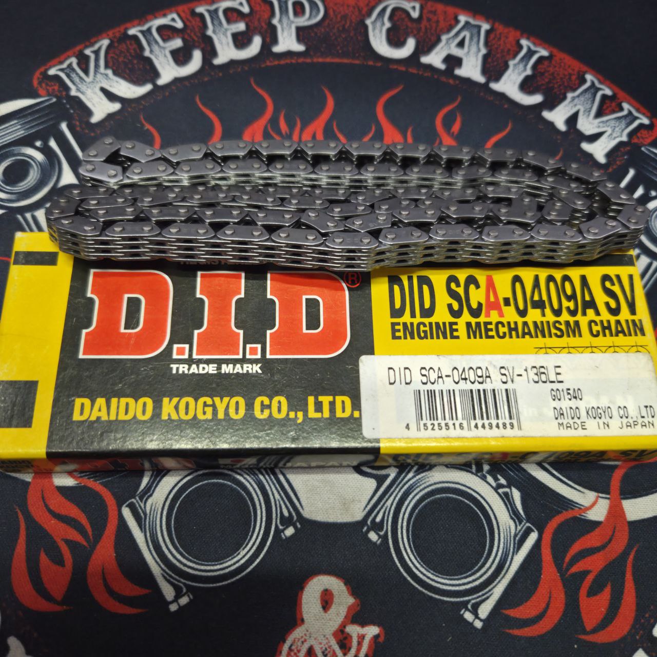 Цепь ГРМ DID SCA0409SV-136 Suzuki 12760-19F01-000