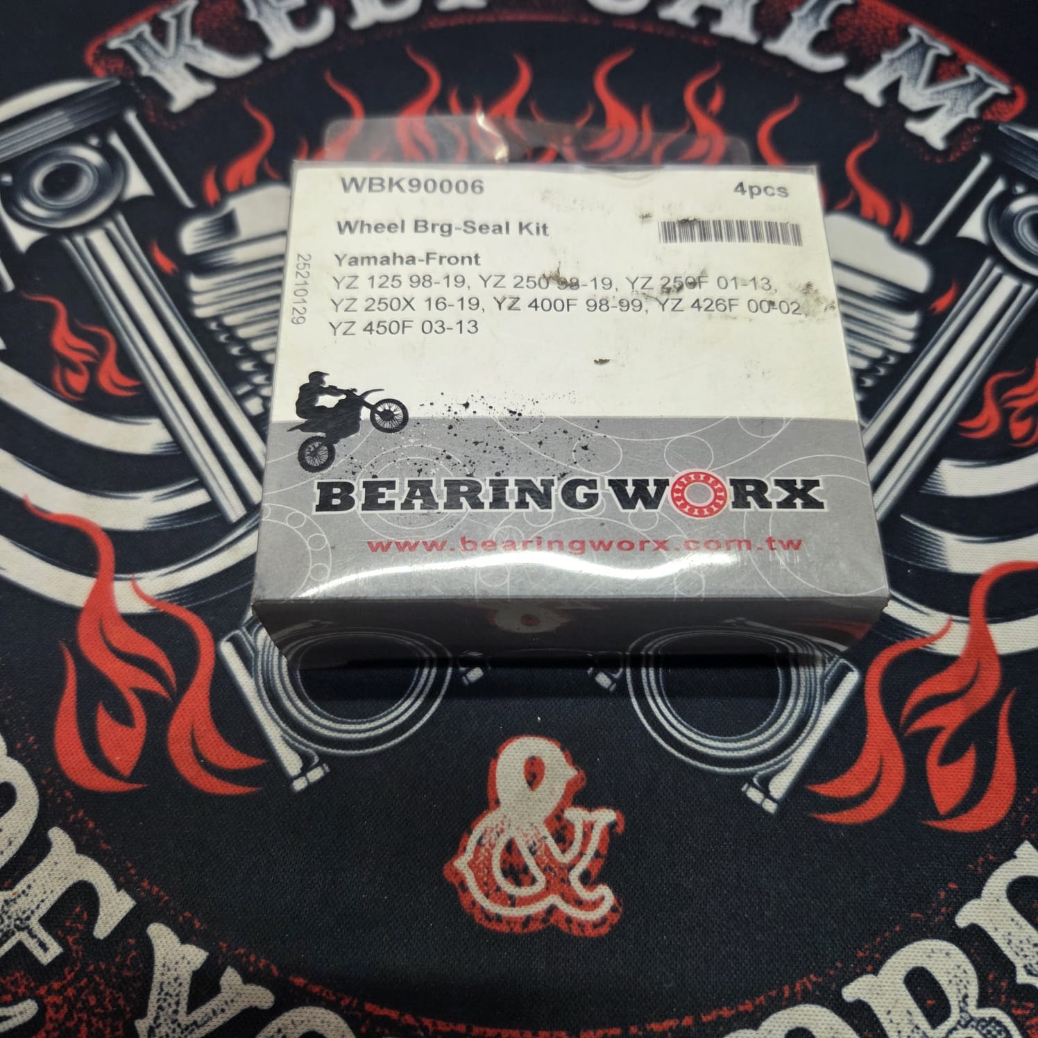 Подшипники переднего колеса BWX WBK90006 Yamaha YZ 125/250 98-18, YZF 250 01-13 YZF 400/426/450 Аналог AllBAlls 25-1092