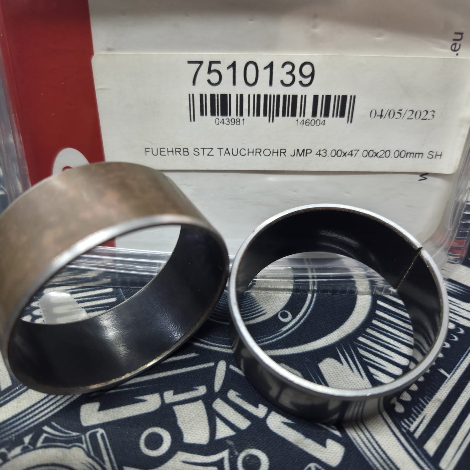 Направляющие вилки JMP 7510139 43*20*2 аналог GBS-021