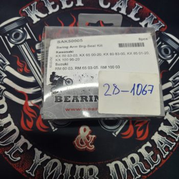 Ремкомплект оси маятника BWX SAK50005 Kawasaki KX 65/80/85 00-18 Аналог ProX 26.210067 AllBalls 28-1067