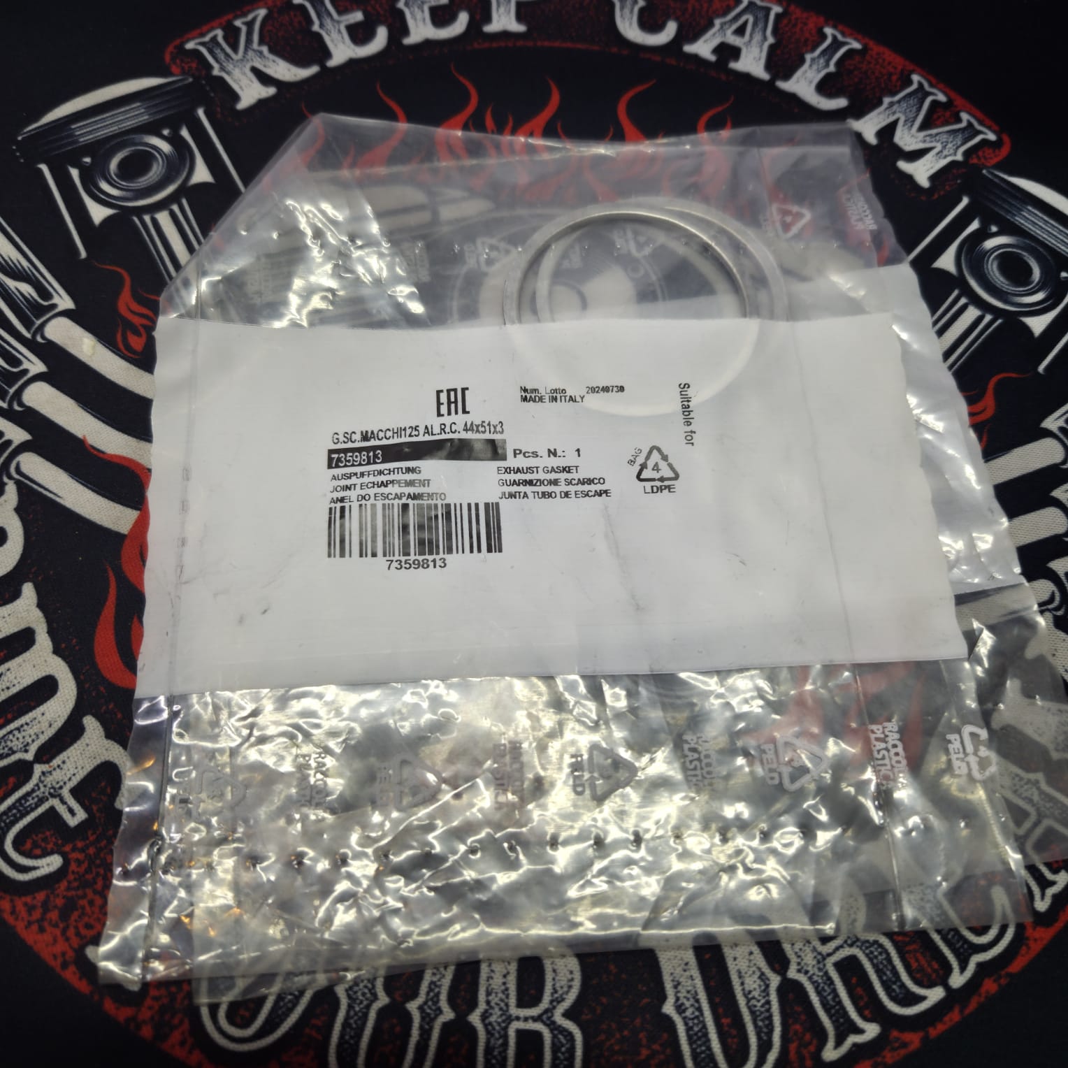 Прокладка глушителя Athena 7359813 45x51x3mm