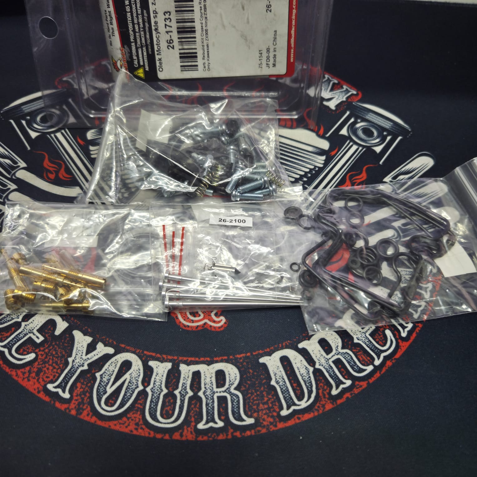 Ремкомплект карбюратора AllBalls 26-1733 Kawasaki ZX-9R 00-01