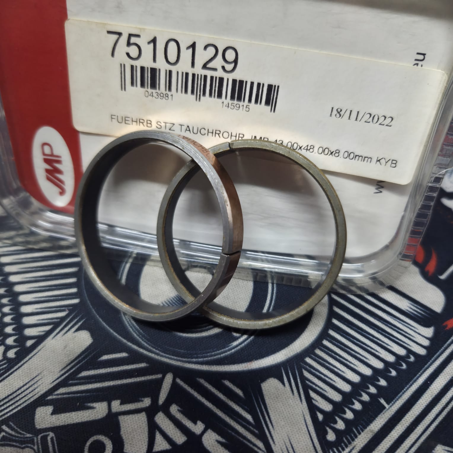 Направляющие вилки JMP 7510129 43*8*2,5 аналог GBS-010