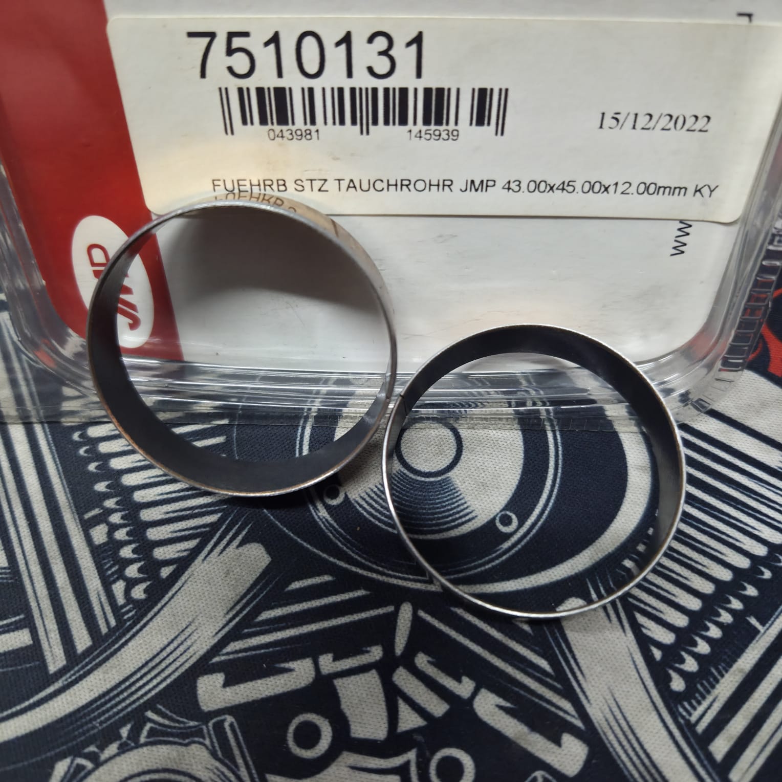 Направляющие вилки JMP 7510131 43*12*1 аналог GBS-012