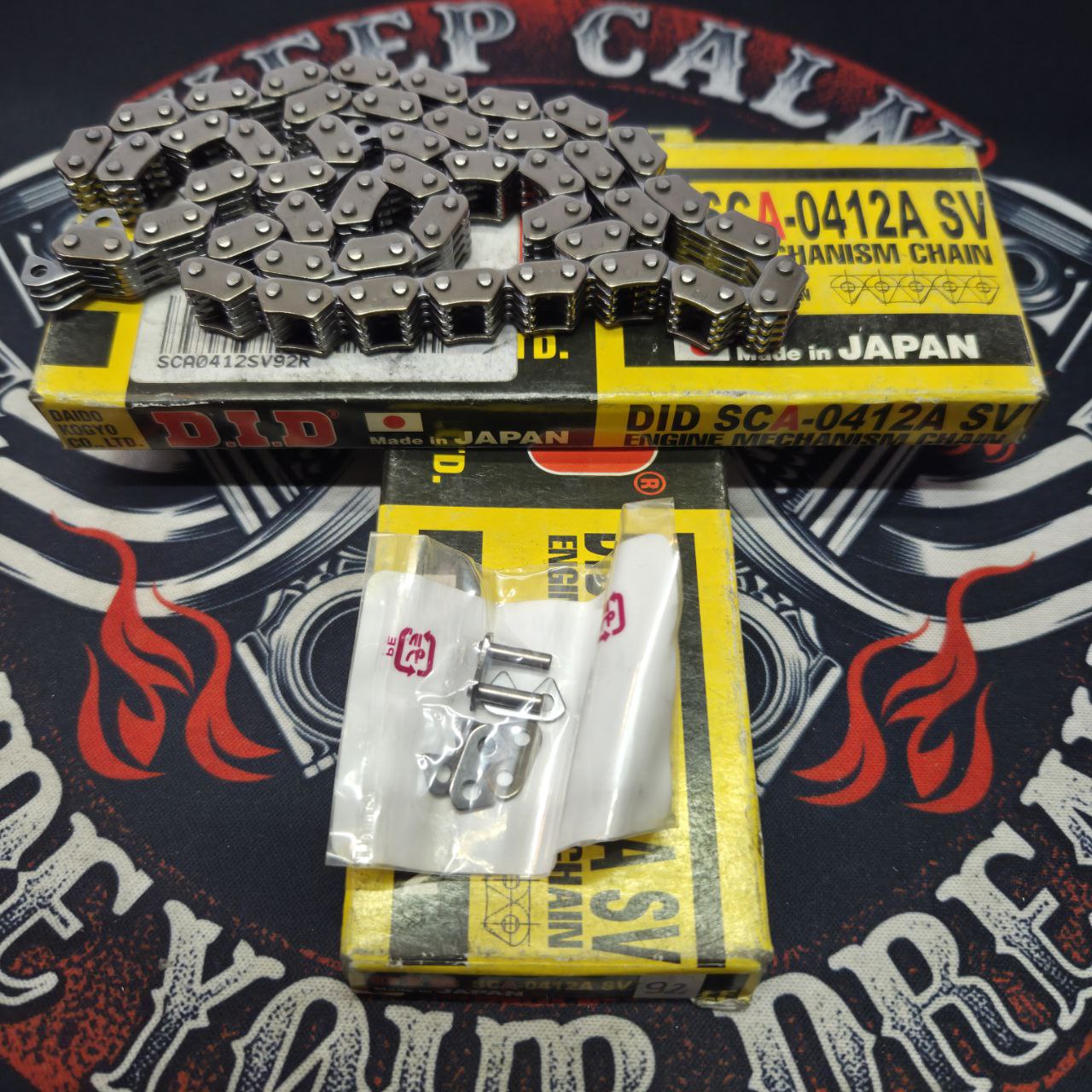 Цепь ГРМ DID SCR0412SV-98 открытая Yamaha 94591-49098-00