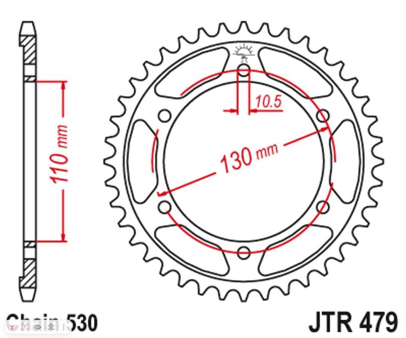 Звезда JT JTR479.44 аналог Sunstar 5474-44
