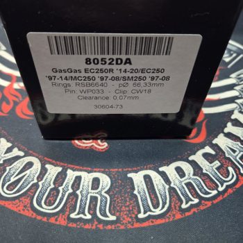 Поршень Wossner 8052DA Gas Gas EC250 97-14, EC 250R 14-24 , SM/MC 250 97-08 66,33mm