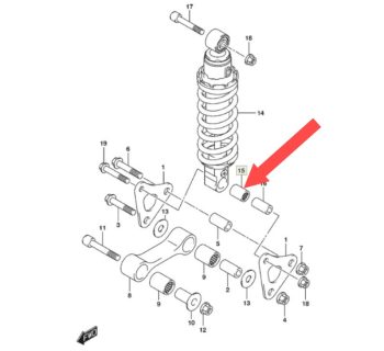Подшипник Suzuki 09263-17046-000 GSX-R600/750/1000 DL 1000