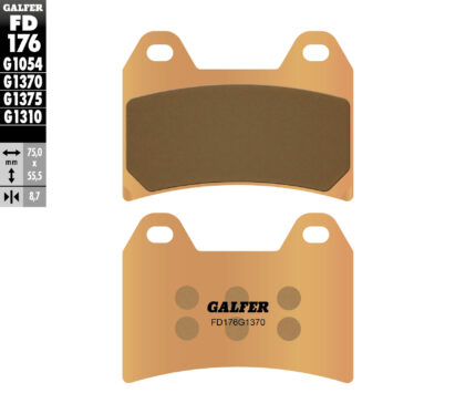 Тормозные колодки Galfer FD176G1370 FA244