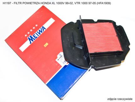 Воздушный фильтр MIW H1197 Honda XL 1000V 99-02, VTR 1000 97-05 аналог HFA1909