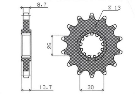 Звезда Sunstar 517.17 аналог JTF579.17