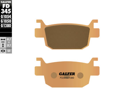 Тормозные колодки Galfer FD345G1380 FA415