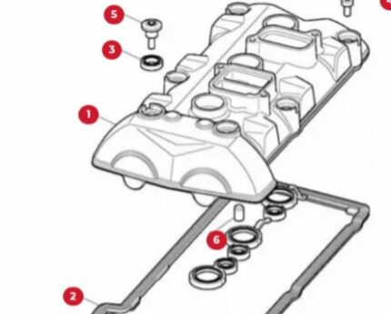 Прокладка болта клапанной крышки Triumph T1260309