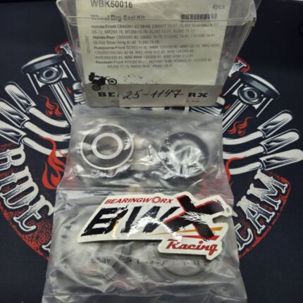 Подшипники переднего колеса BWX WBK50016 Suzuki GS 1000 78-82, GS 500 89-02, GSX 750F 89-02, VS 800 92-09 аналог AllBalls 25-1147
