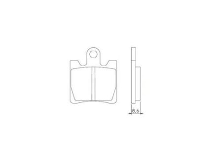Brenta Тормозные колодки BR4018 KH283 KH423