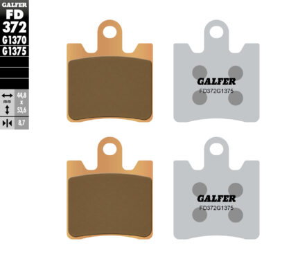 Тормозные колодки Galfer FD372G1375 FA423/4