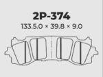 Тормозные колодки Nissin 2P-374ST FA717 GL 1800 18-